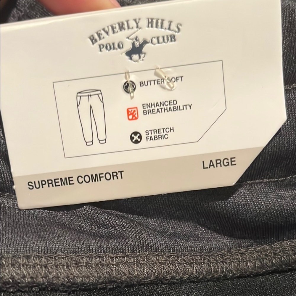 Beverly Hills Polo Club Black Capris Pants Size Large - Picture 6 of 10